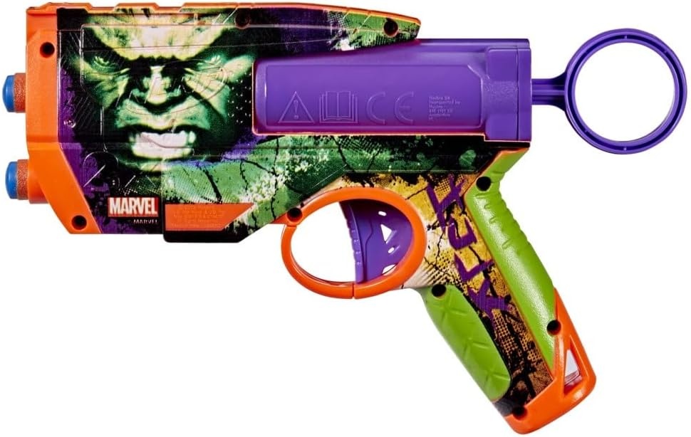 image:imageNerf Marvel Hulk Dart Blaster 4 Nerf N1 Foam Darts HulkInspired Blaster Skin Designs Kids Gifts Outdoor Toys amp Games for Ages 8 Amazon ExclusiveHulk