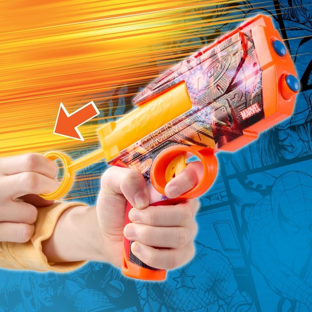image:imageNerf Marvel Hulk Dart Blaster 4 Nerf N1 Foam Darts HulkInspired Blaster Skin Designs Kids Gifts Outdoor Toys amp Games for Ages 8 Amazon ExclusiveIron Man