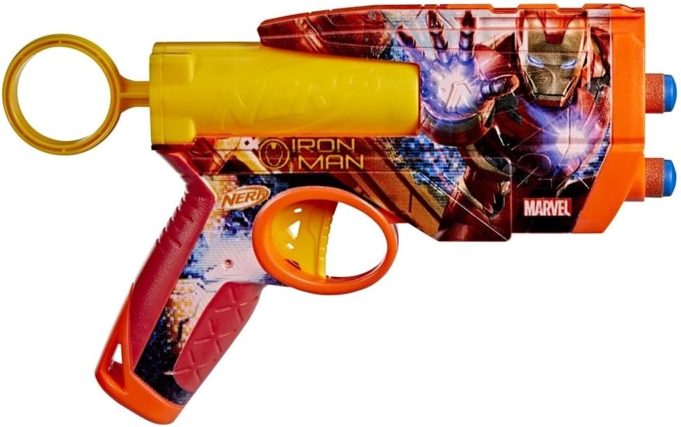 image:imageNerf Marvel Hulk Dart Blaster 4 Nerf N1 Foam Darts HulkInspired Blaster Skin Designs Kids Gifts Outdoor Toys amp Games for Ages 8 Amazon ExclusiveIron Man