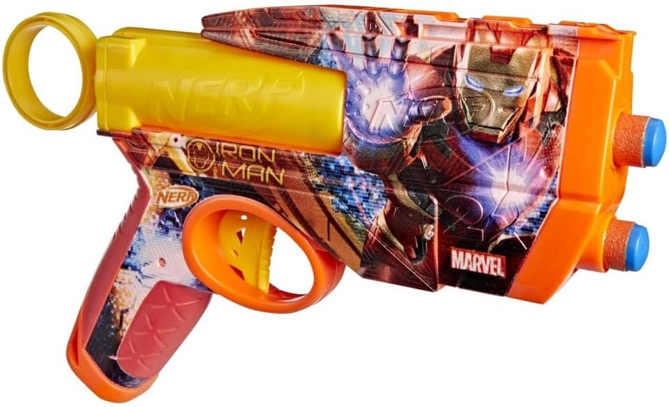 image:imageNerf Marvel Hulk Dart Blaster 4 Nerf N1 Foam Darts HulkInspired Blaster Skin Designs Kids Gifts Outdoor Toys amp Games for Ages 8 Amazon ExclusiveIron Man