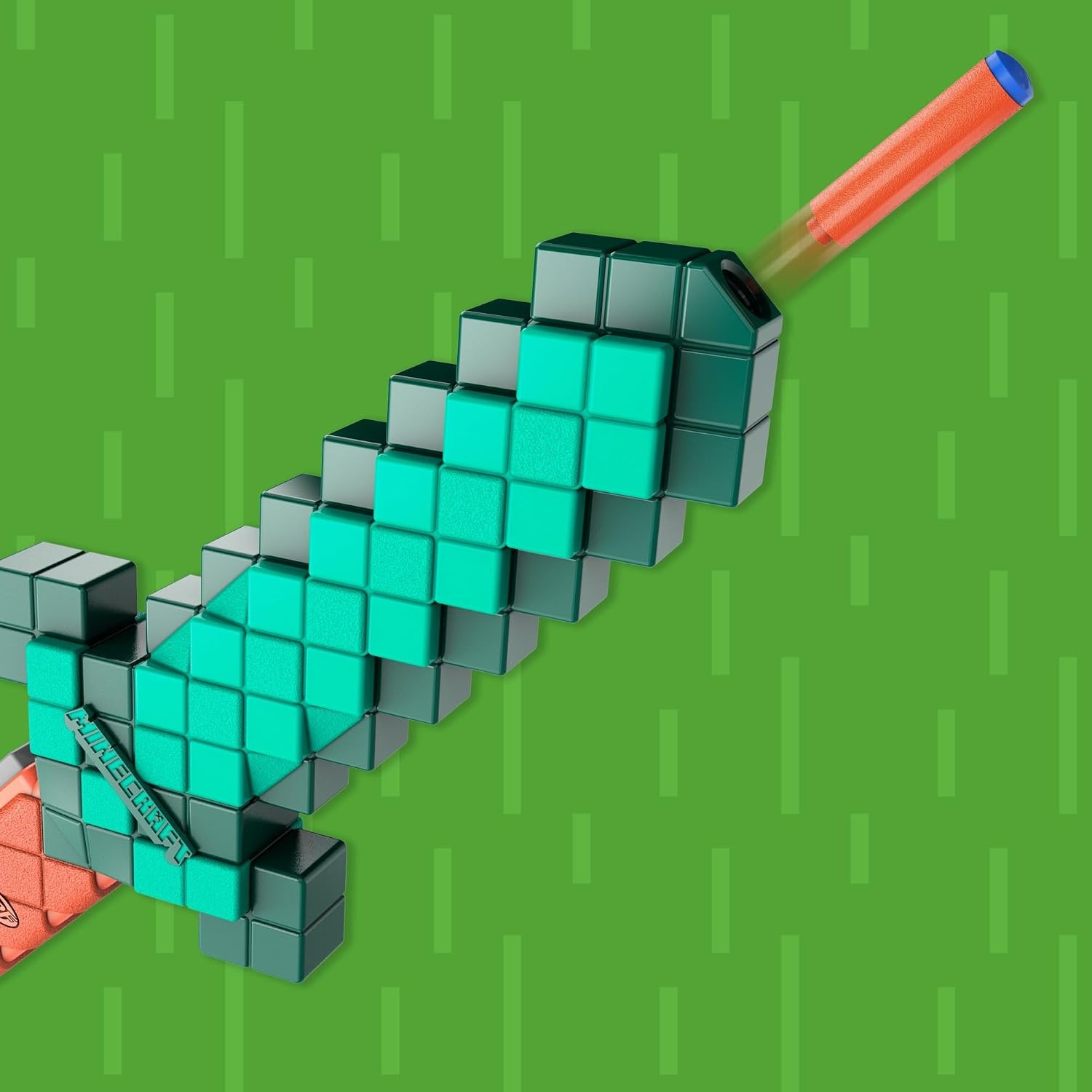 image:imageNerf Minecraft Pillagers Crossbow Dart Blaster 6 N1 Darts Compatible Only with N1 Dart Blasters 6 Dart Capacity Ages 8Diamond Sword