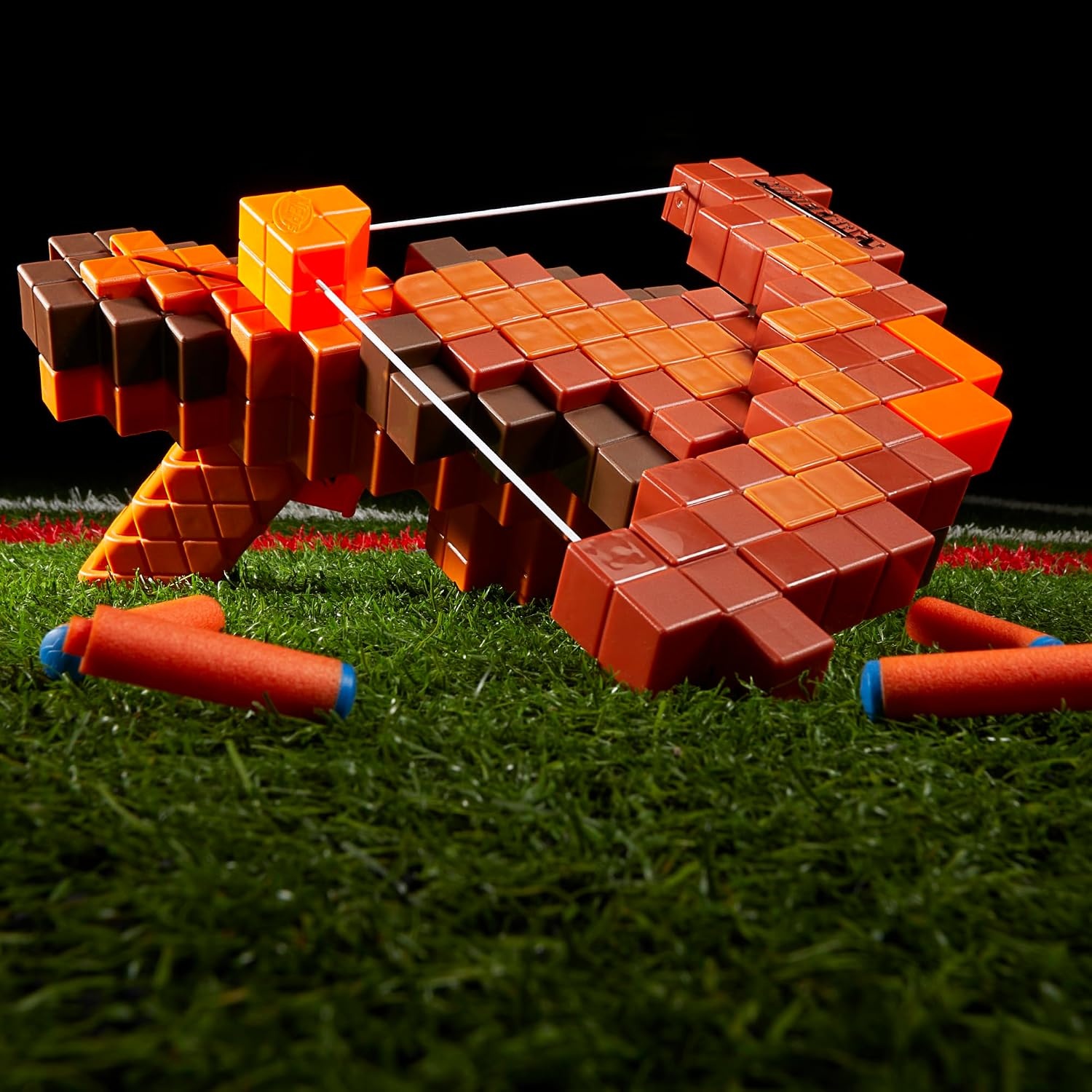 image:imageNerf Minecraft Pillagers Crossbow Dart Blaster 6 N1 Darts Compatible Only with N1 Dart Blasters 6 Dart Capacity Ages 8Pillagers Crossbow
