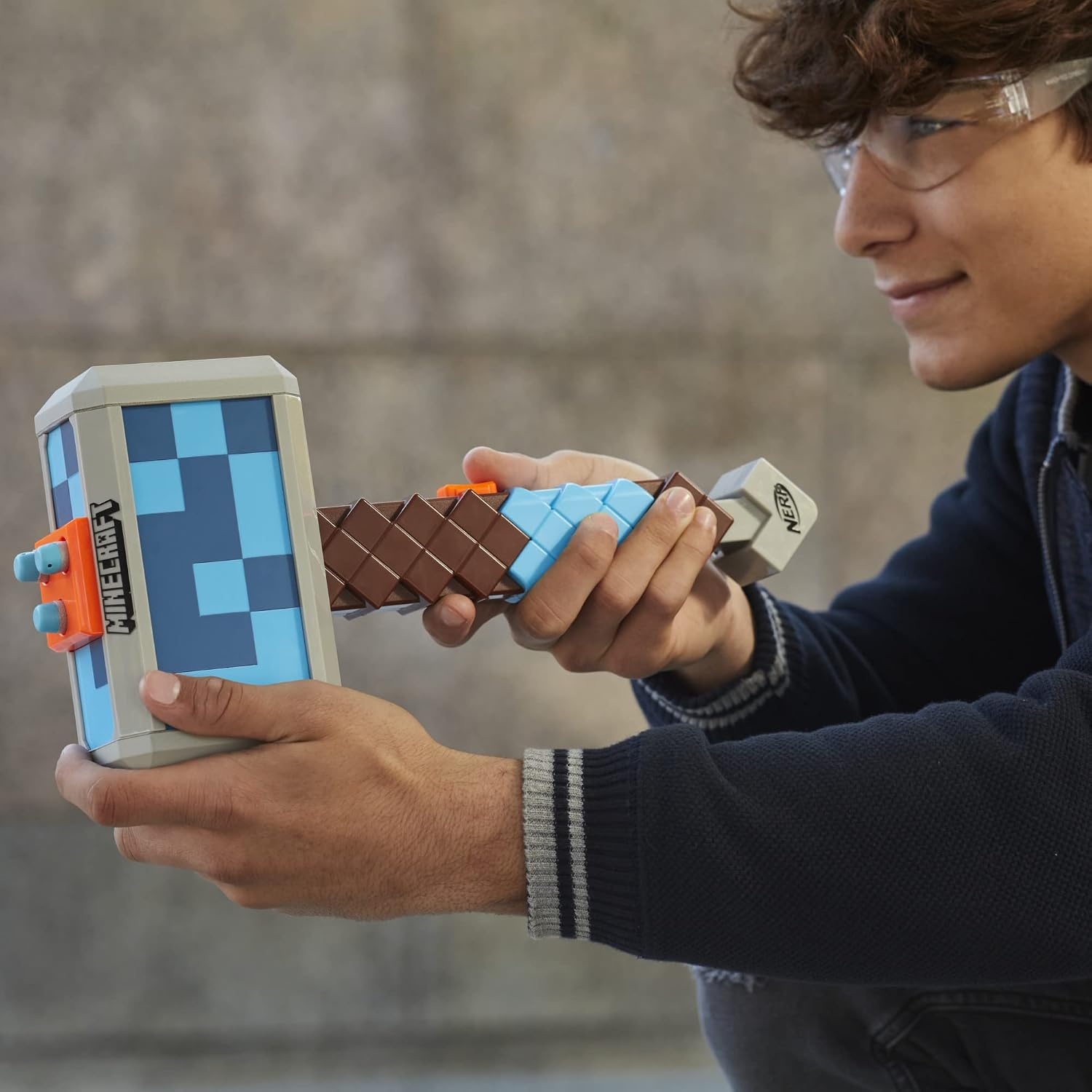 image:imageNerf Minecraft Pillagers Crossbow Dart Blaster 6 N1 Darts Compatible Only with N1 Dart Blasters 6 Dart Capacity Ages 8Stormlander Hammer