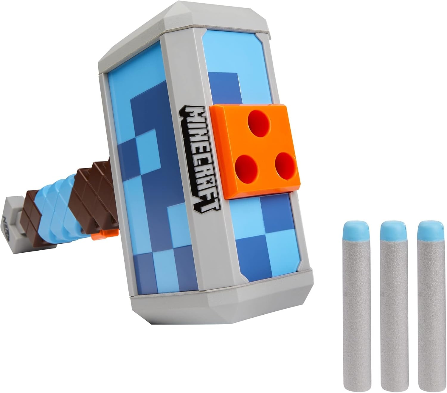 image:imageNerf Minecraft Pillagers Crossbow Dart Blaster 6 N1 Darts Compatible Only with N1 Dart Blasters 6 Dart Capacity Ages 8Stormlander Hammer