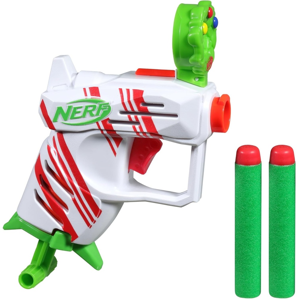 image:imageNerf Elite 20 Jolly Dash Blaster 2 Elite Darts Pull to Prime Winter Toy Foam Blaster for 8 Year Old Boys amp GirlsSmall