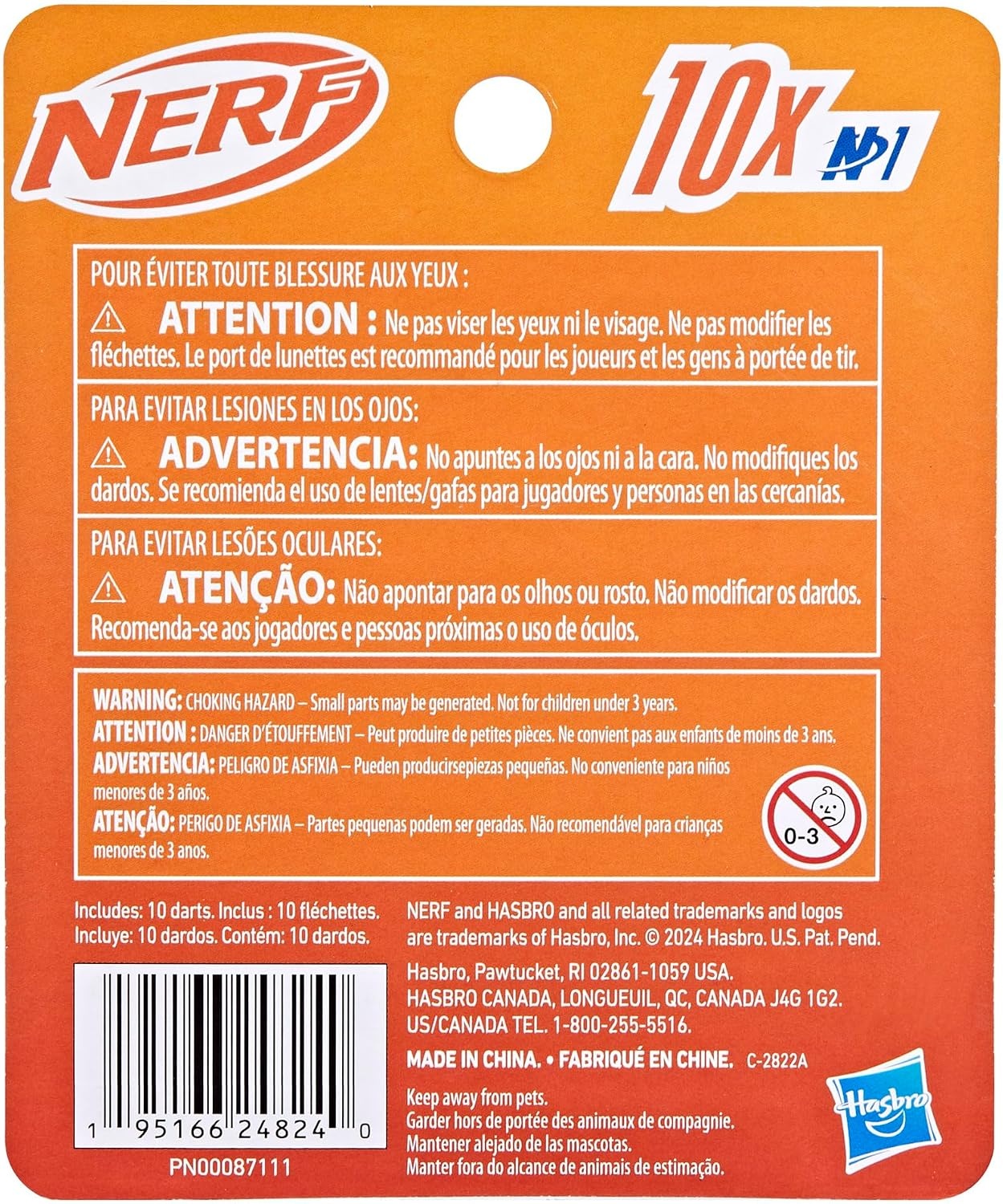 image:imageNerf N Series N1 Darts Includes 10 Refill Darts Compatible Only with Nerf N Series Blasters Outdoor Games Ages 86mm