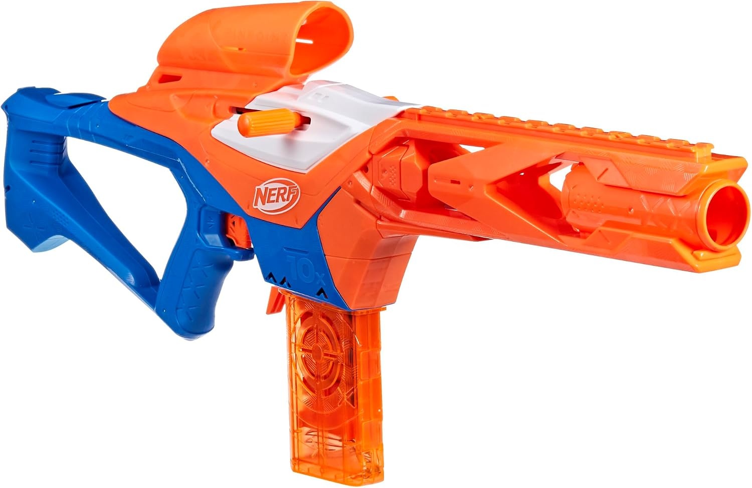 image:imageNerf N Series Pinpoint Dart Blaster 18 N1 Darts Compatible Only N Series Blasters 10Dart Clip Blaster Gifts for KidsN Series Pinpoint