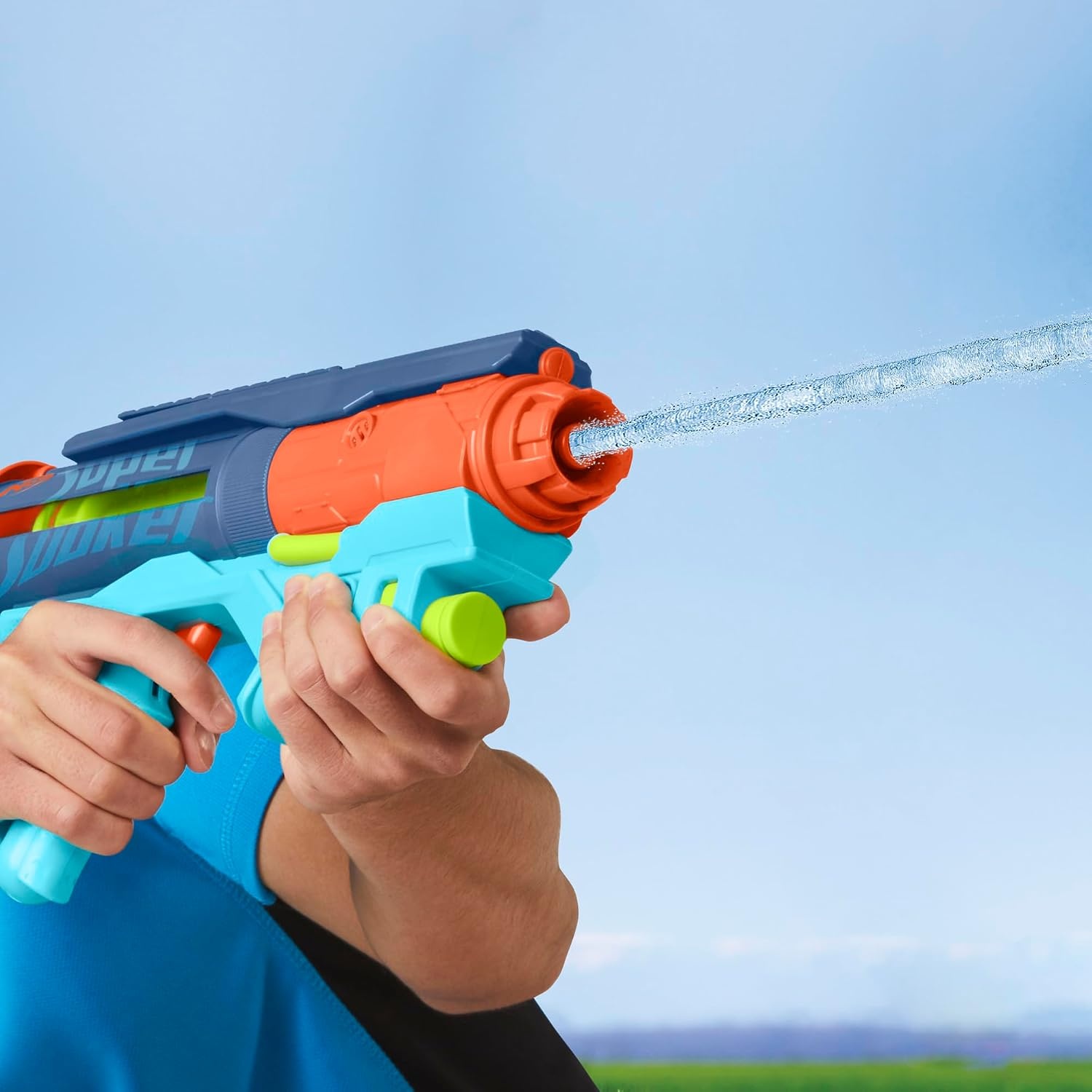 image:imageNerf Super Soaker Power Drench XL Water Blaster High Performance Pressurized Blasting Easy Fill Station Water Toys Ages 8Sredni Medium