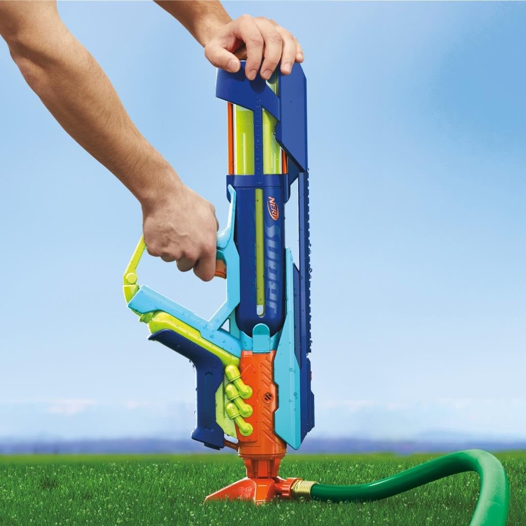 image:imageNerf Super Soaker Power Drench XL Water Blaster High Performance Pressurized Blasting Easy Fill Station Water Toys Ages 8Standard