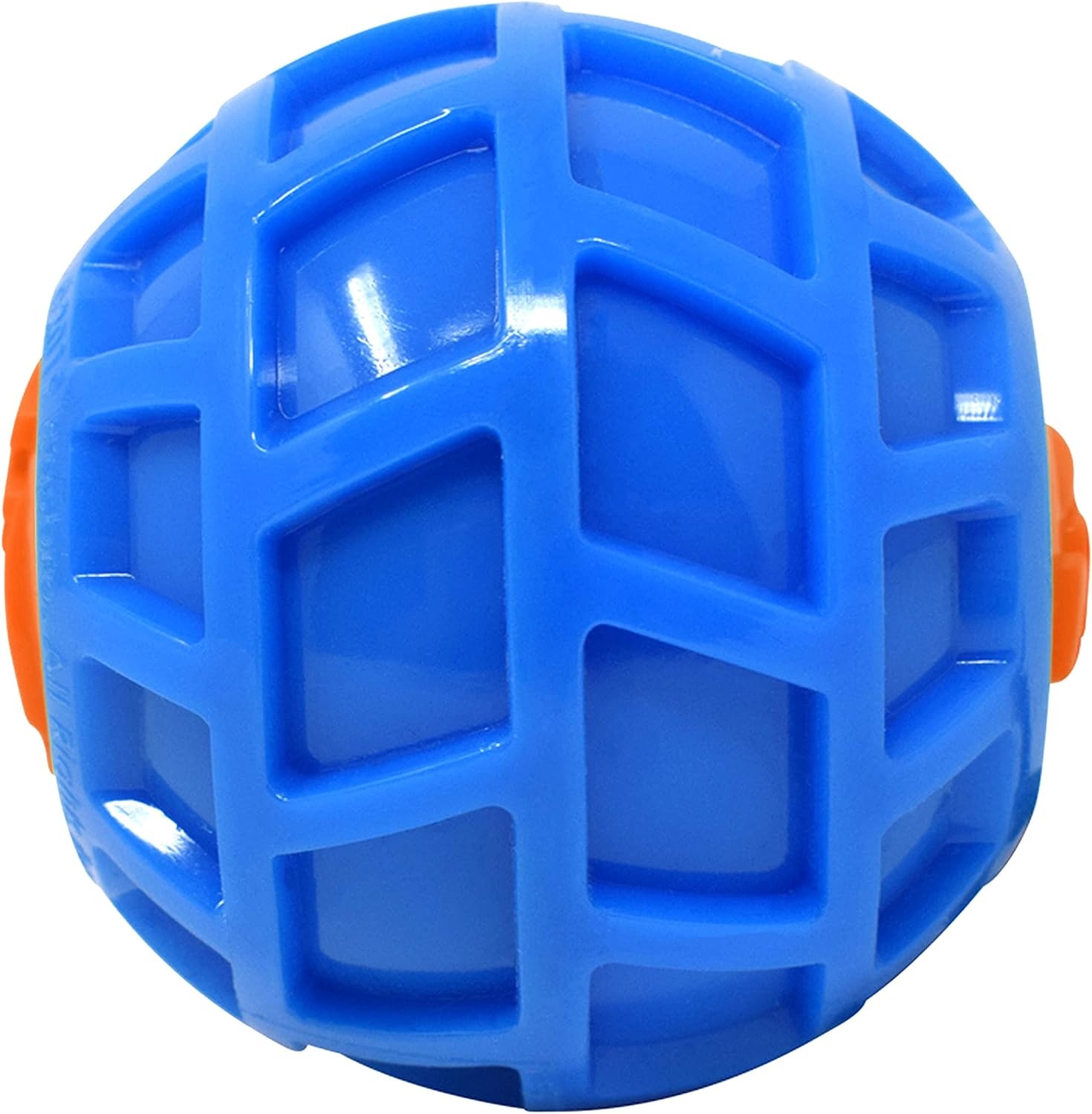 image:image3in TPR EXO Squeak Ball BlueOrange25 inches