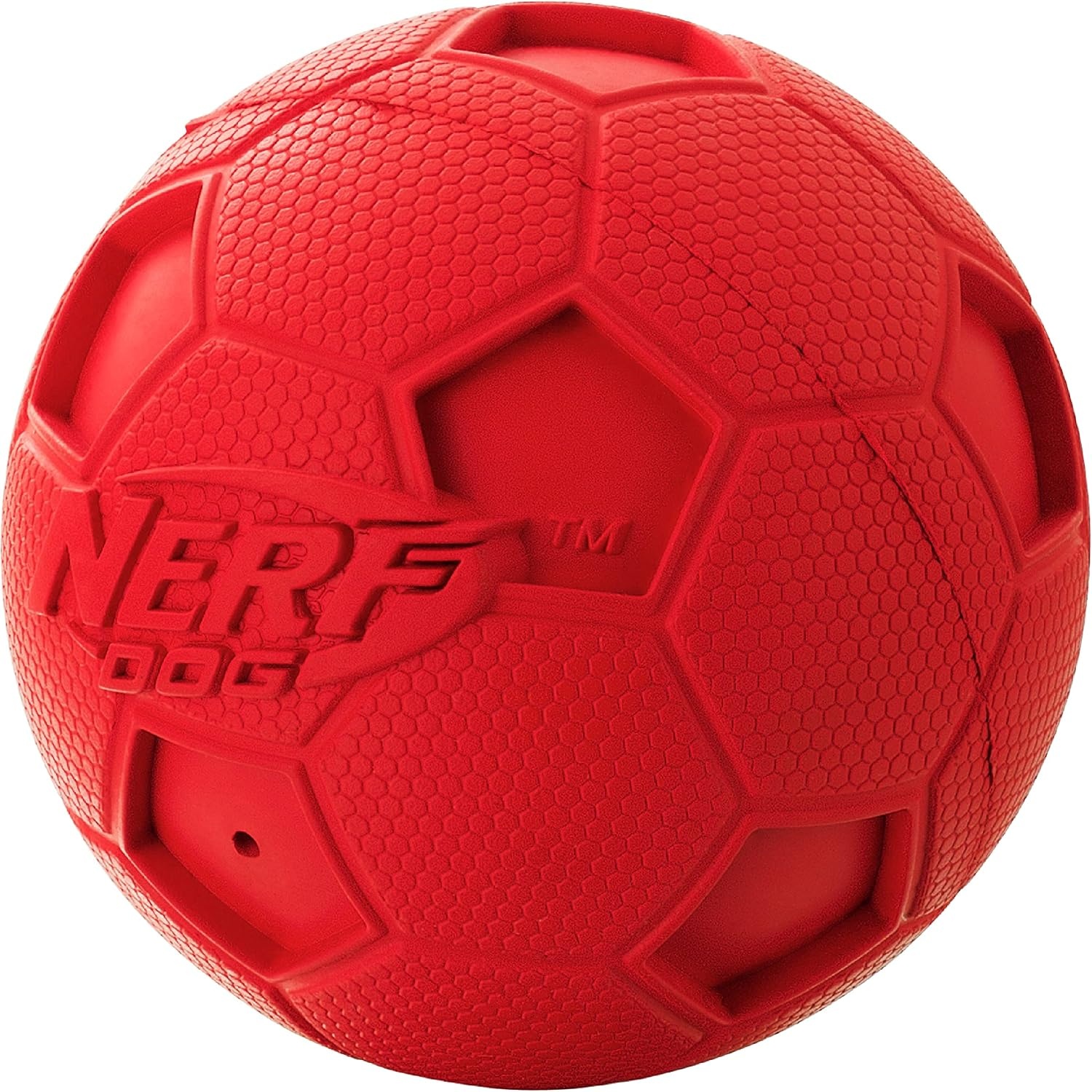 image:imageNerf Dog 4in Soccer Squeak Ball Green Dog Toy Model Number 2172Red