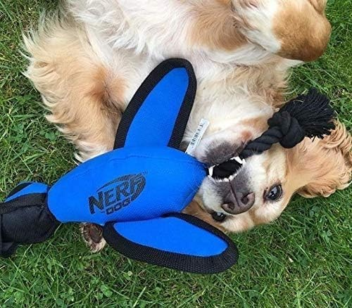 image:imageNerf Dog Large Nylon Launching DuckBlueGreenBlue