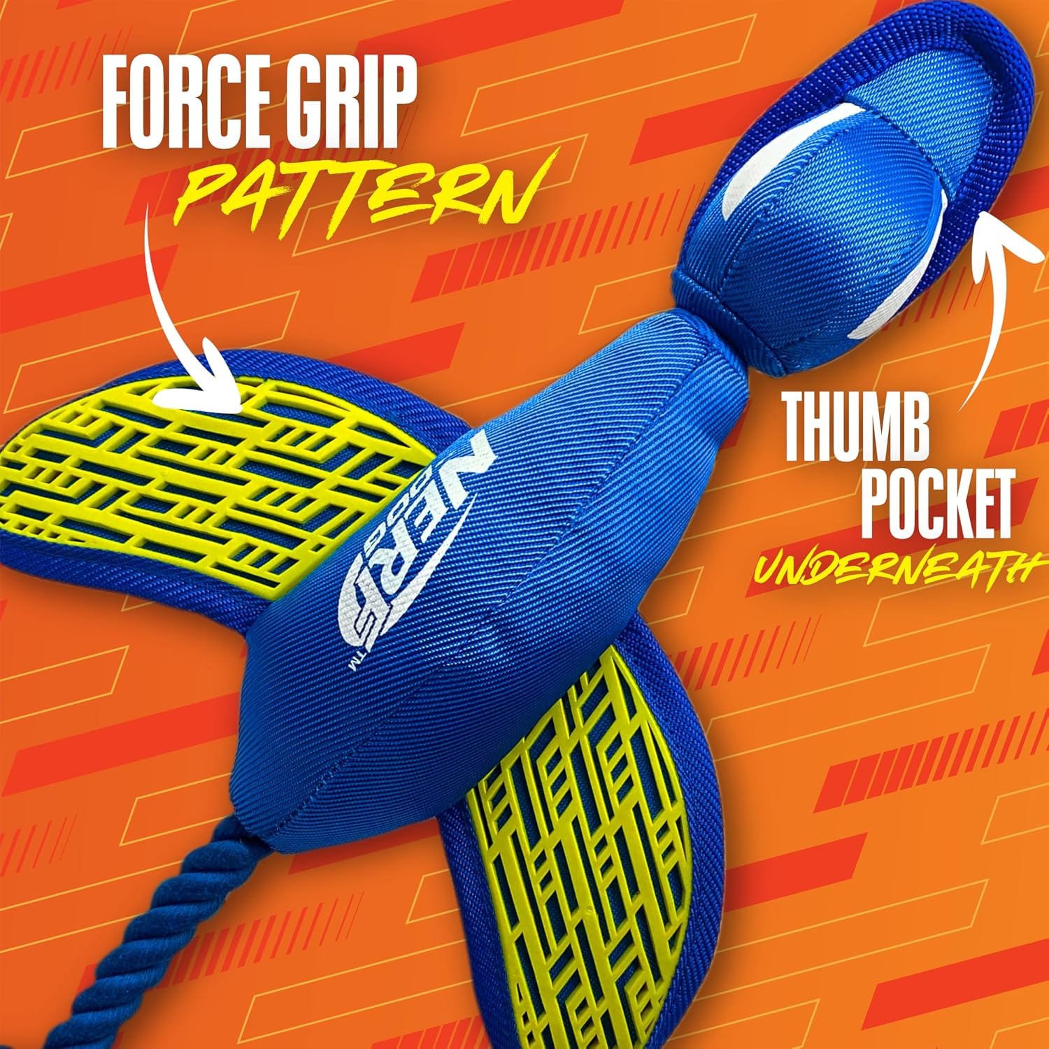 image:imageNerf Dog Large Nylon Launching DuckBlueGreenBlueGreen