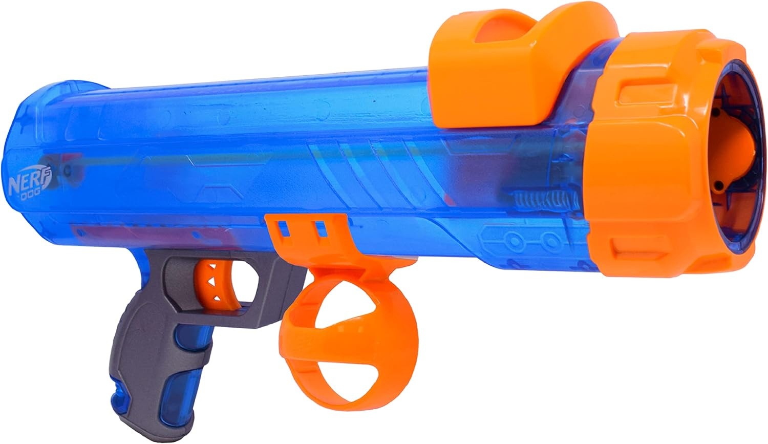 image:imageNerf Dog Tennis Ball Blaster Dog Toy16 in Translucent Blaster with 1 Ball