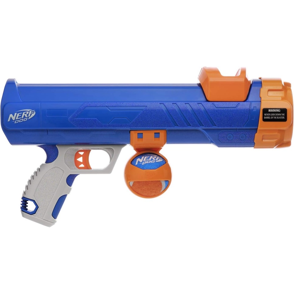 image:imageNerf Dog Tennis Ball Blaster Dog Toy12 in Ultra Compact Blaster with 1 Ball