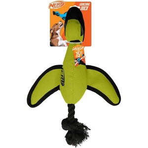 Nerf Dog Large Nylon Launching Duck/Blue/Green(Green)