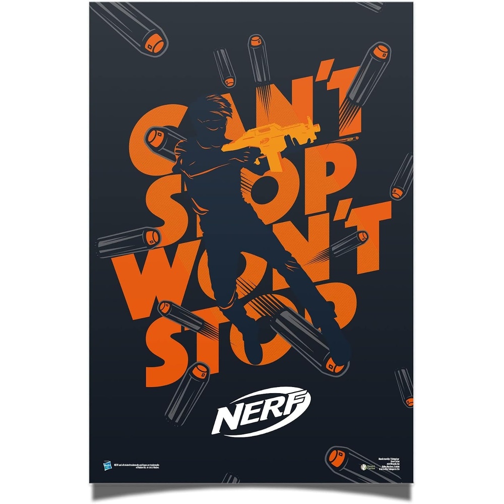 image:imageDesert Cactus Nerf Poster 24 x 36 inch Wall Decor 1Design 3