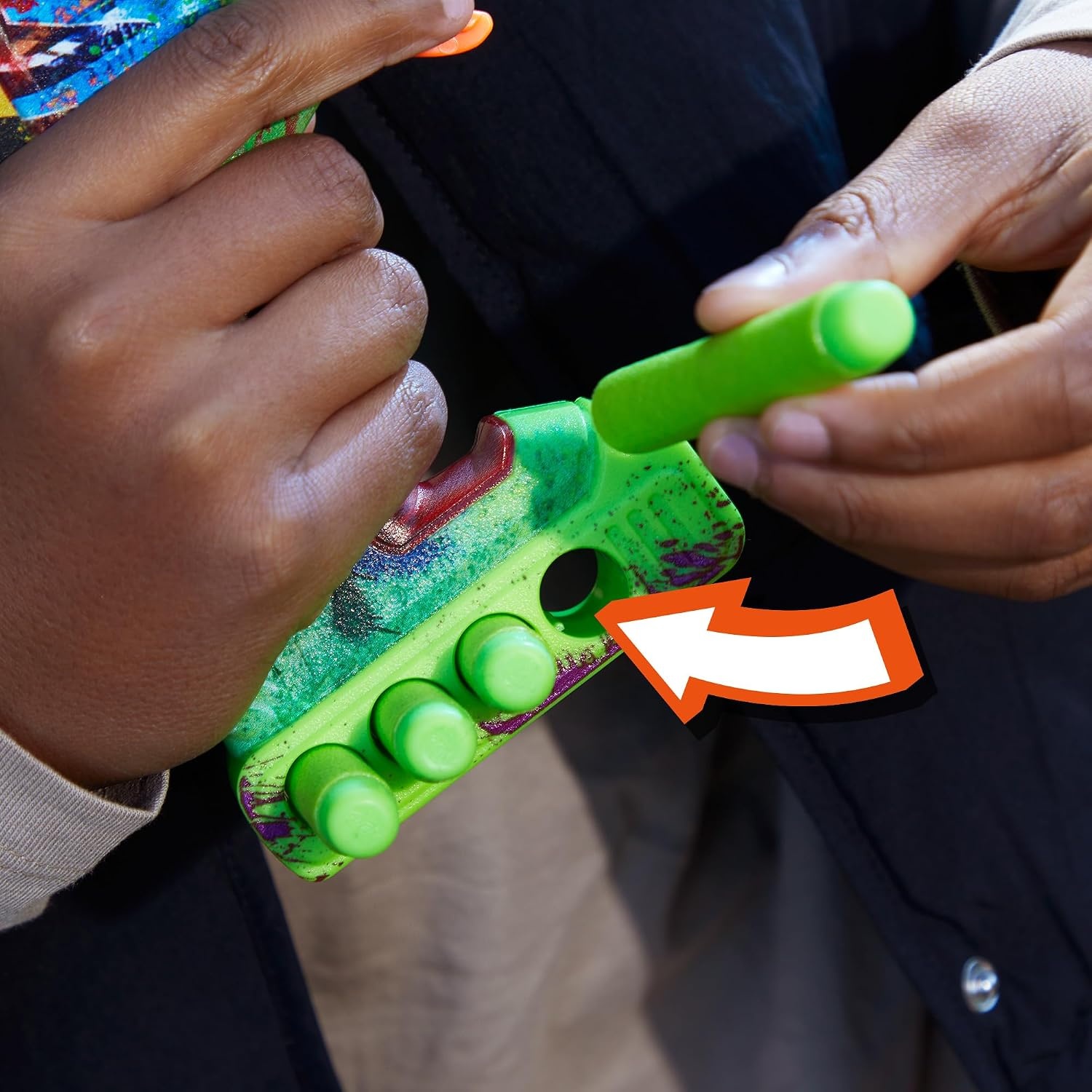 image:imageNerf Zombie Strikeout Dart Blaster 8 Nerf Elite Darts Foam Blade Pull Back Priming Outdoor Games Ages 8 Amazon ExclusiveZombie Driller