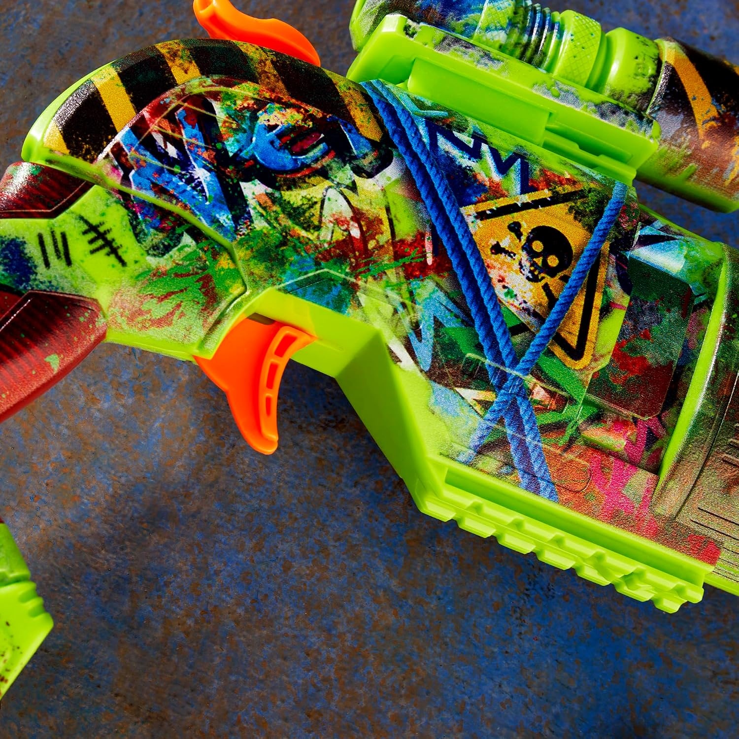 image:imageNerf Zombie Strikeout Dart Blaster 8 Nerf Elite Darts Foam Blade Pull Back Priming Outdoor Games Ages 8 Amazon ExclusiveZombie Driller