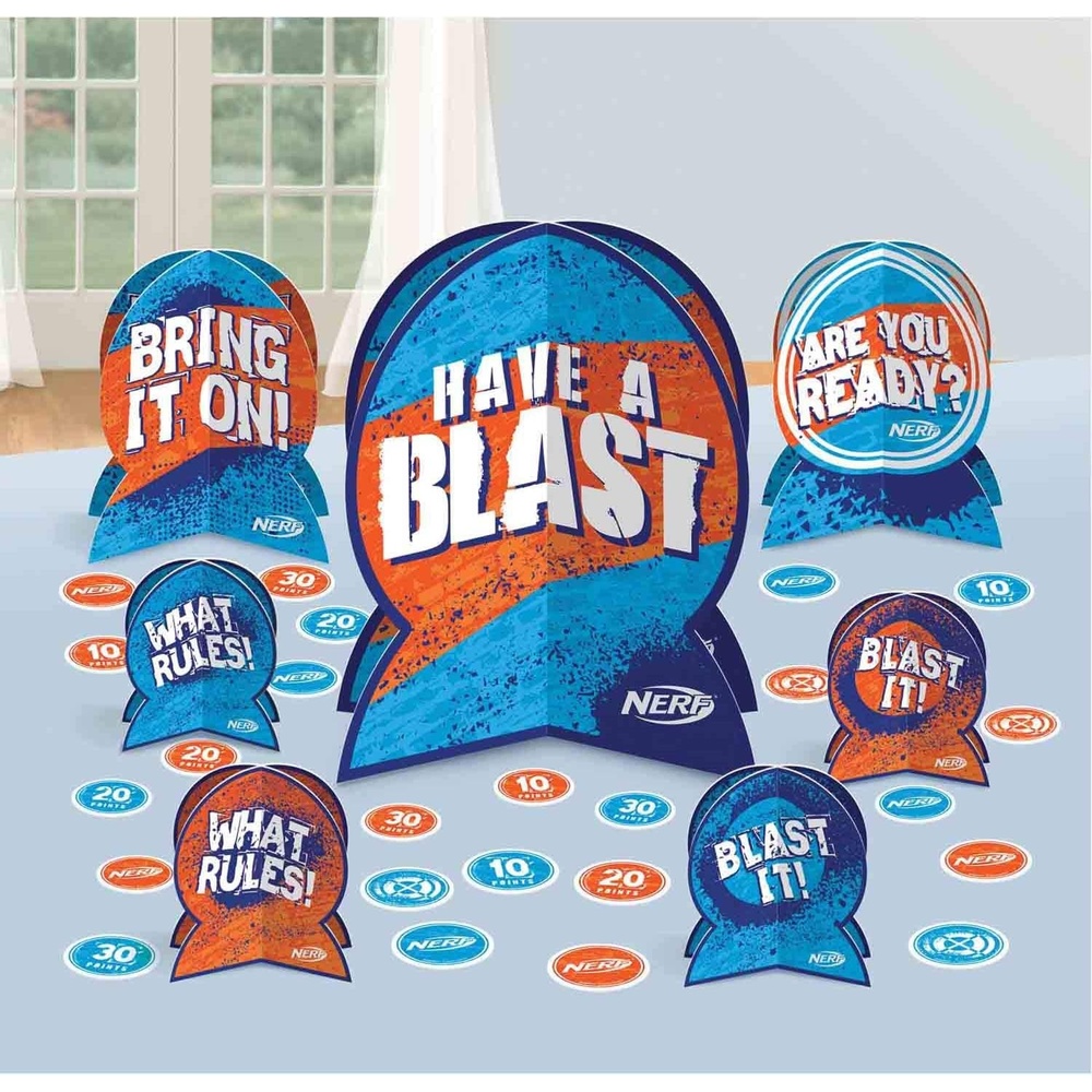 image:image3D Nerf Cardstock Centerpiece Kit  23pc