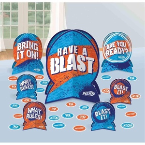 3D Nerf® Cardstock Centerpiece Kit – 23pc
