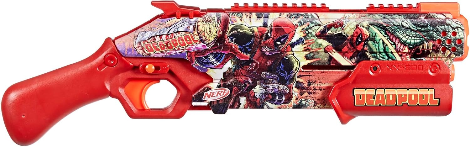 image:imageNerf Marvel Deadpool Blaster 16 Nerf Rival AccuRounds Pump Action Breech Load Gifts for Teens 14