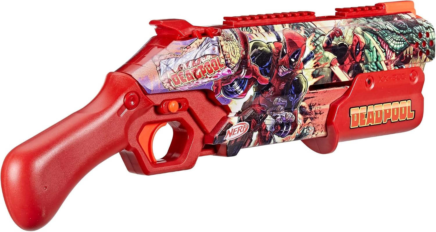 image:imageNerf Marvel Deadpool Blaster 16 Nerf Rival AccuRounds Pump Action Breech Load Gifts for Teens 14
