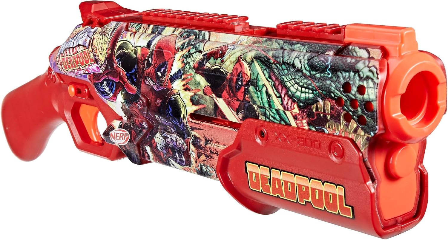 image:imageNerf Marvel Deadpool Blaster 16 Nerf Rival AccuRounds Pump Action Breech Load Gifts for Teens 14