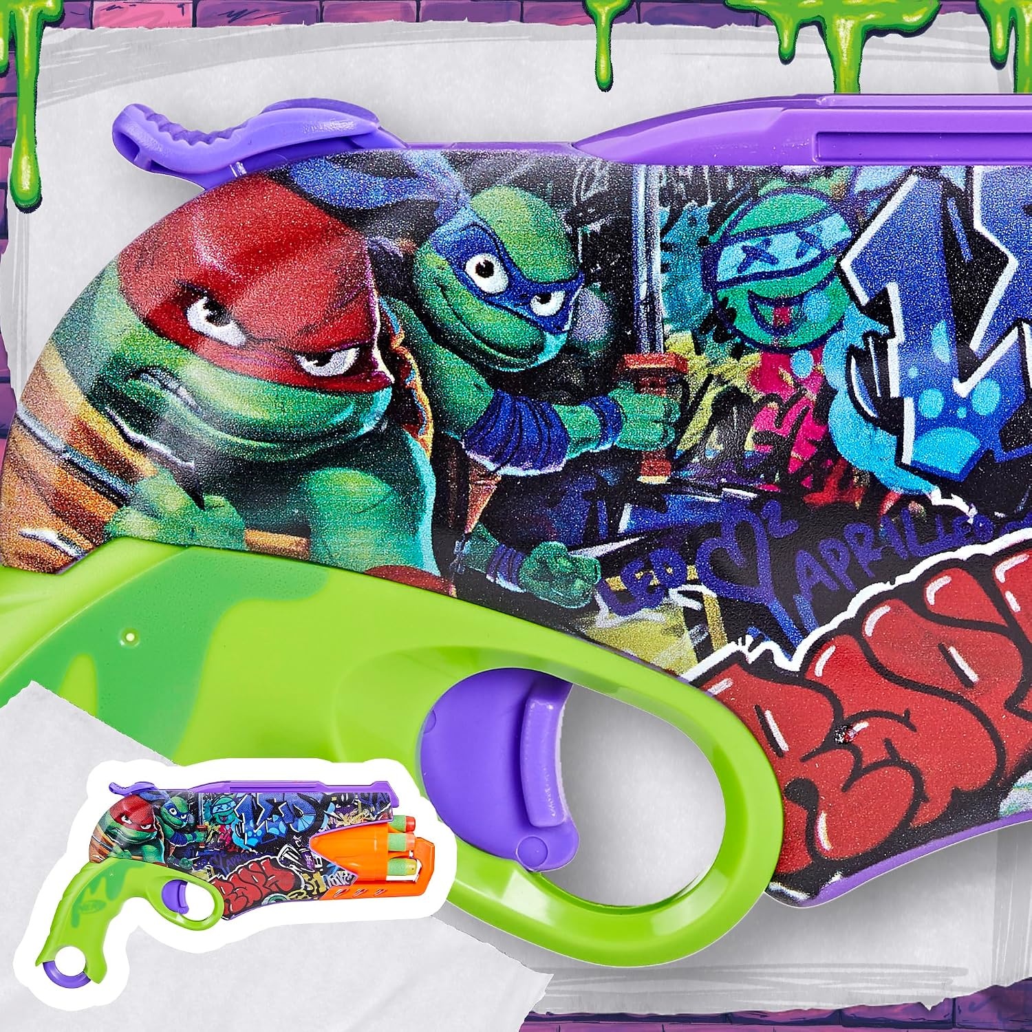 image:imageNerf Teenage Mutant Ninja Turtles Blaster 10 Elite Darts Toy Foam Blasters Ages 8 and Up