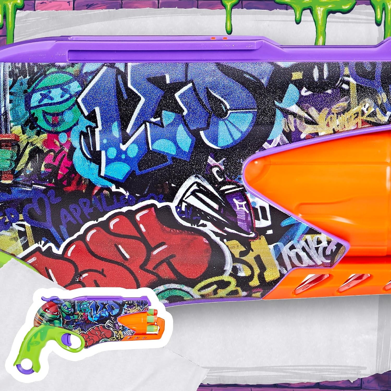 image:imageNerf Teenage Mutant Ninja Turtles Blaster 10 Elite Darts Toy Foam Blasters Ages 8 and Up