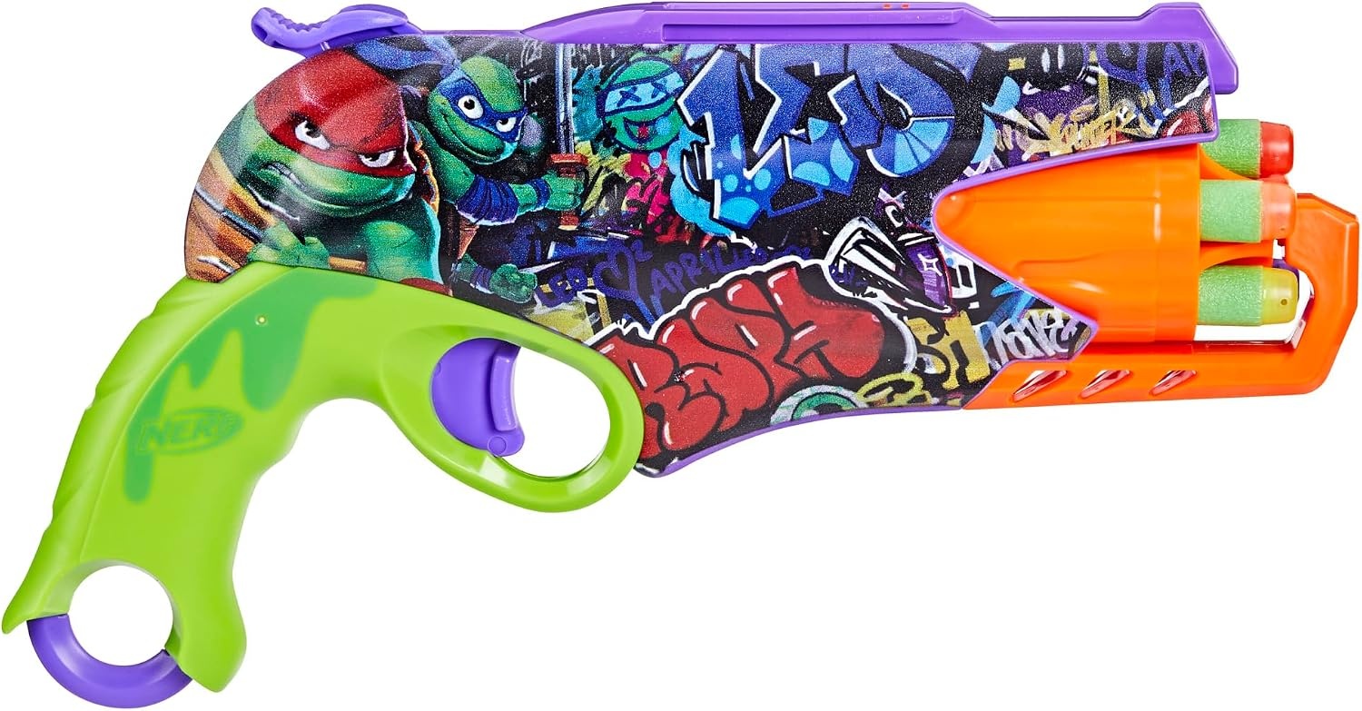 image:imageNerf Teenage Mutant Ninja Turtles Blaster 10 Elite Darts Toy Foam Blasters Ages 8 and Up