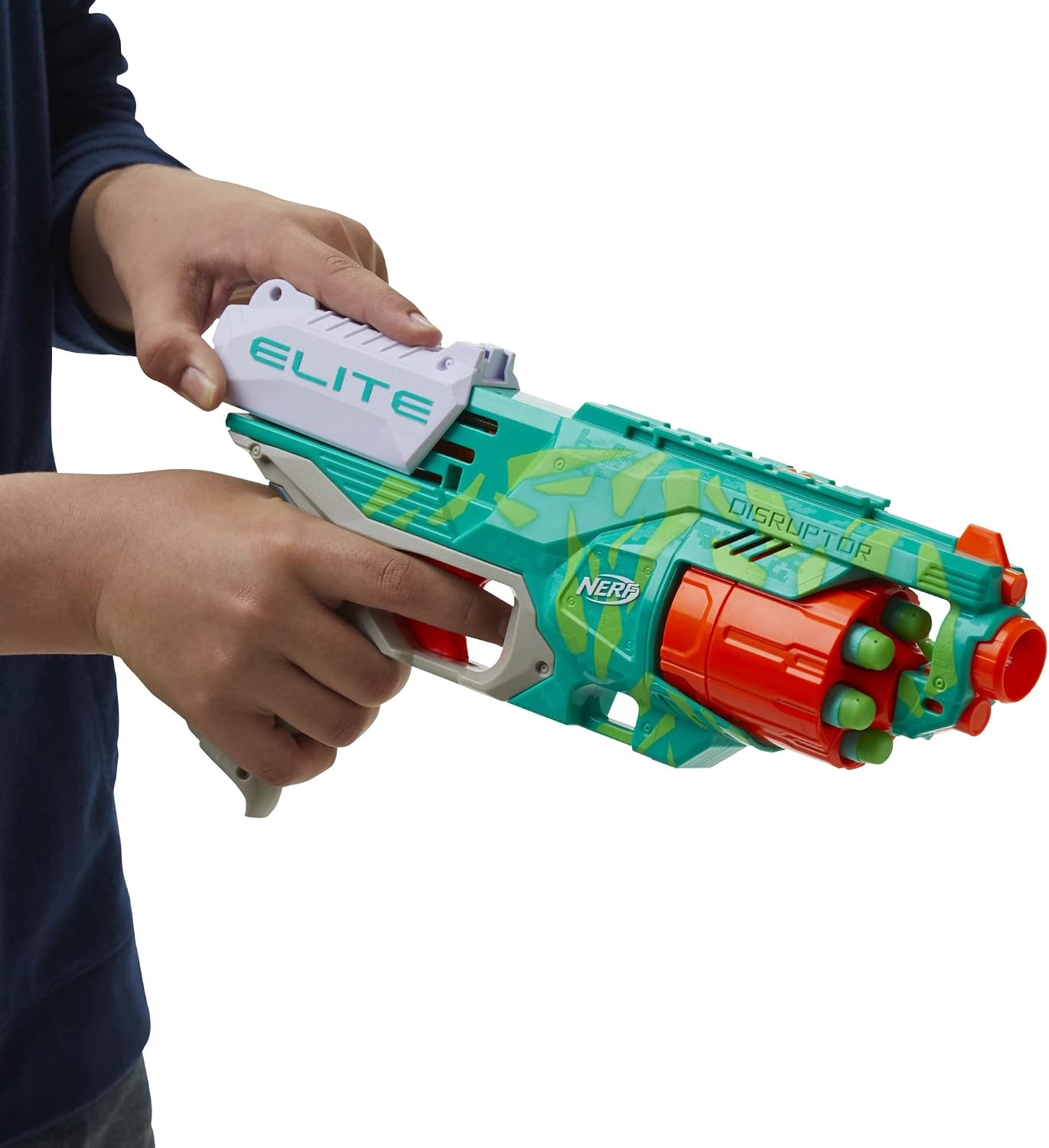 image:imageNERF Elite Disruptor Dynamic Green Dart BlasterDynamic Green