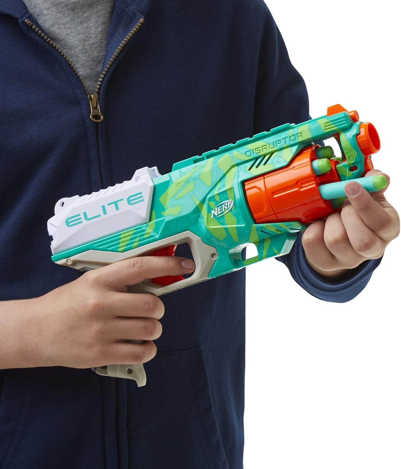 image:imageNERF Elite Disruptor Dynamic Green Dart BlasterDynamic Green