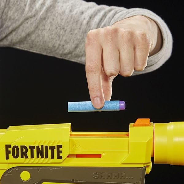 image:imageNERF Fortnite SPL Elite Dart Blaster with Detachable Barrel and 6 Official Nerf Fortnite Elite Darts Amazon Exclusive