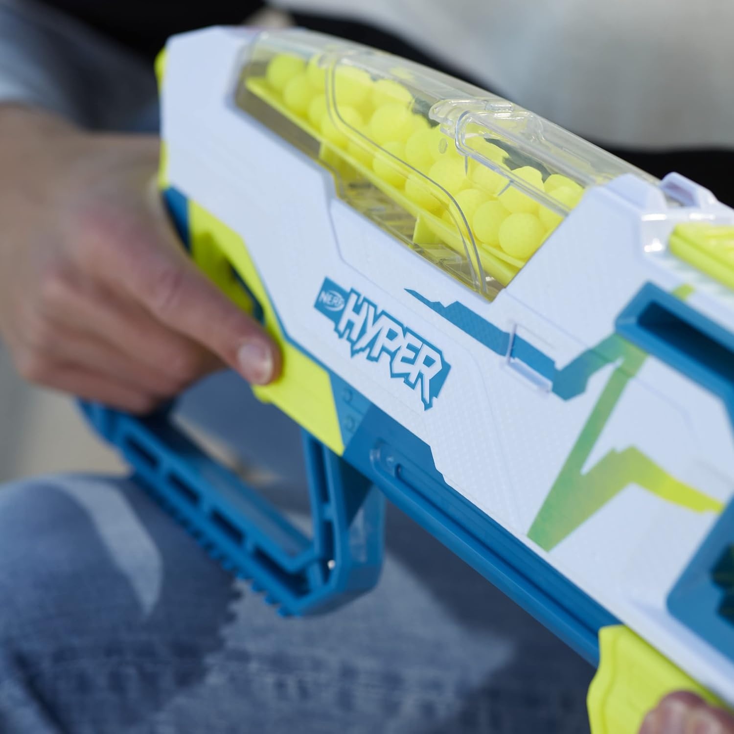 image:imageNERF Hyper Bundle Siege50 PumpAction Blaster Up to 110 FPS Velocity Eyewear Amazon Exclusive