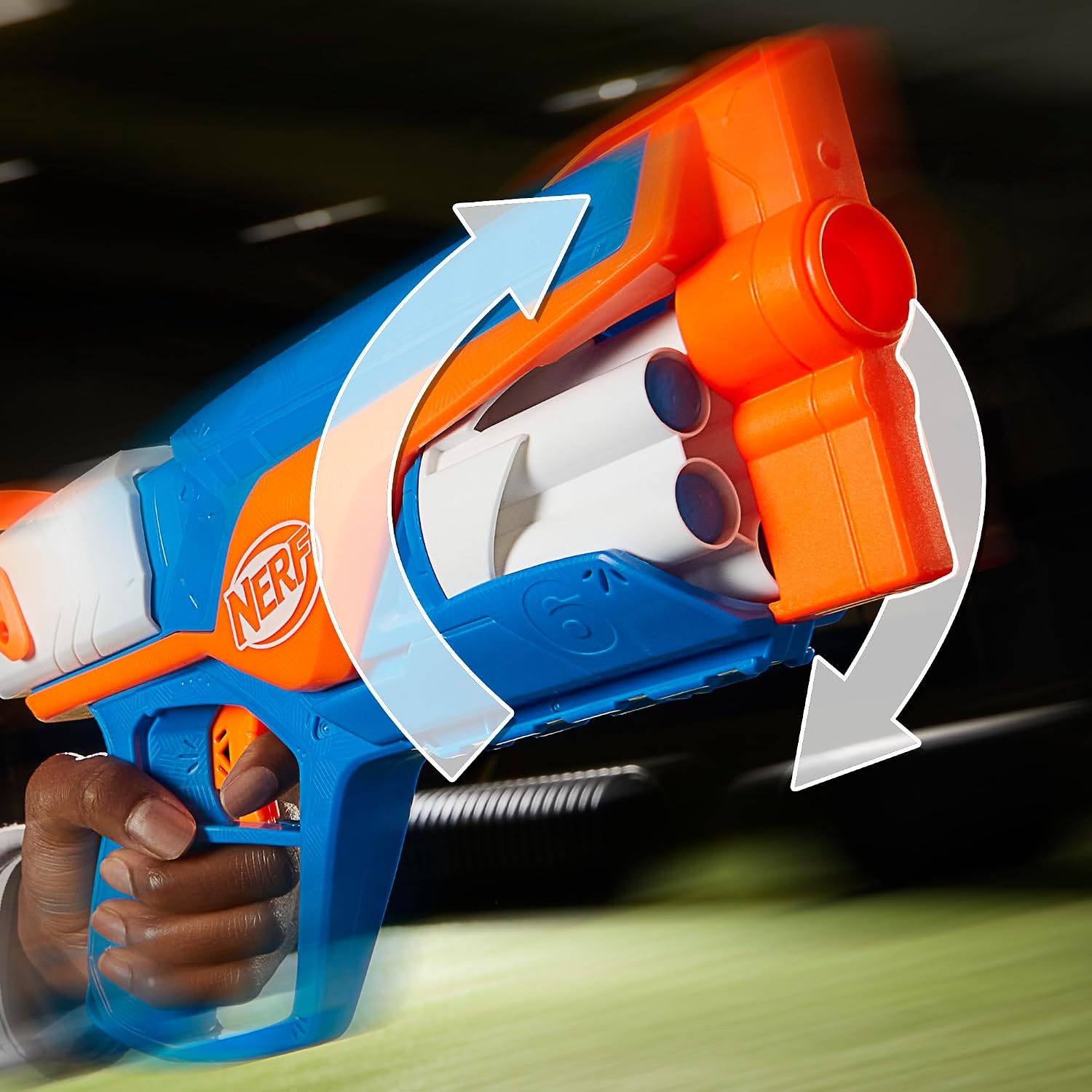 image:imageNerf N Series Agility Blaster 12 N1 Darts Compatible Only N Series Blasters 6 Dart Drum Kids Outdoor Games