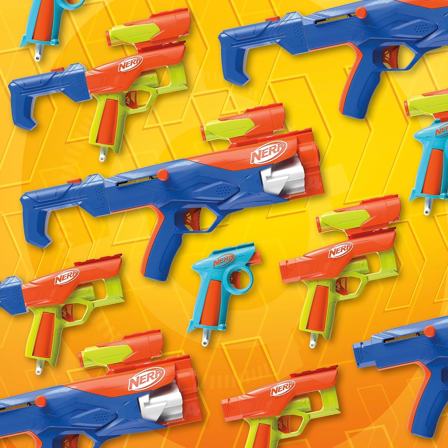 image:imageNerf N Series Gear Up Pack 3X Blasters 18 Nerf N1 Darts Kids Gifts Outdoor Games Ages 8