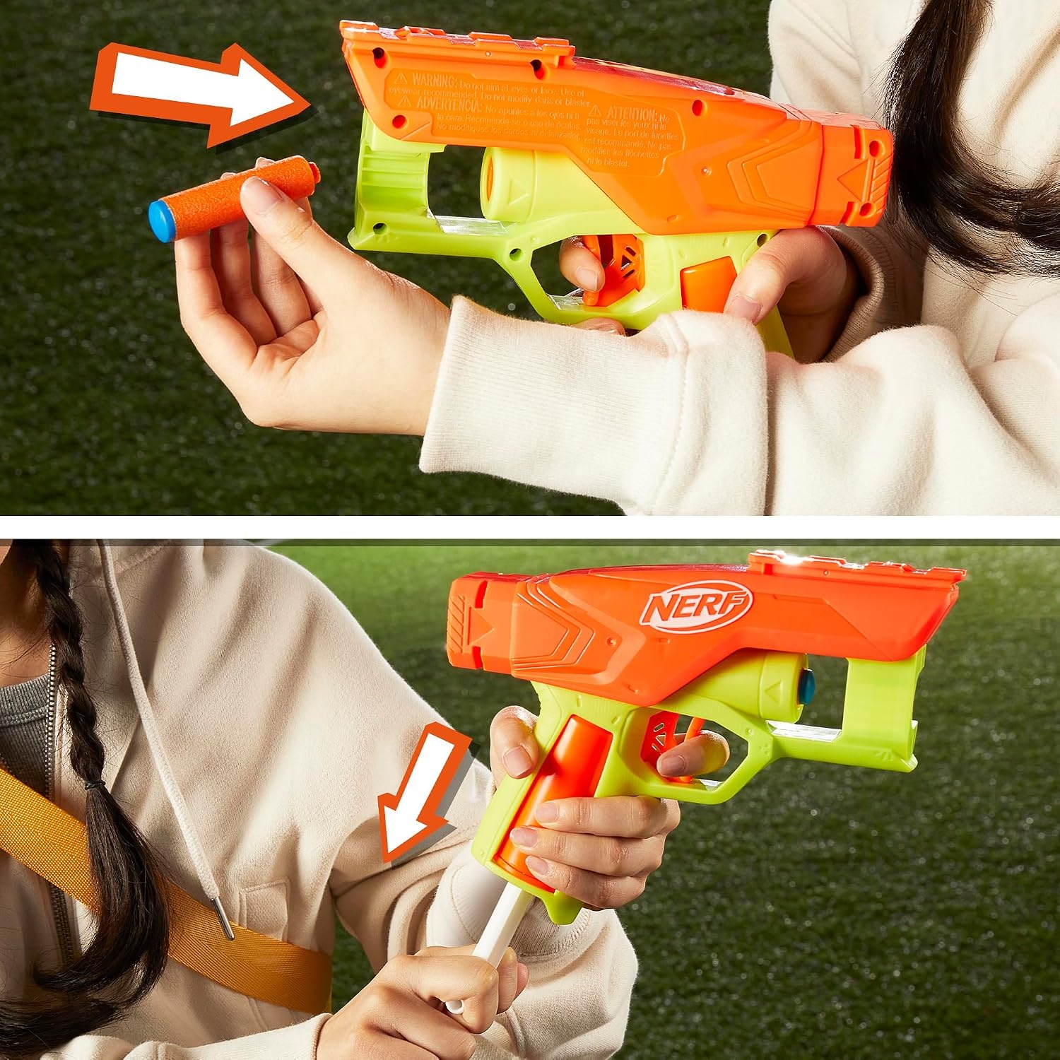 image:imageNerf N Series Gear Up Pack 3X Blasters 18 Nerf N1 Darts Kids Gifts Outdoor Games Ages 8