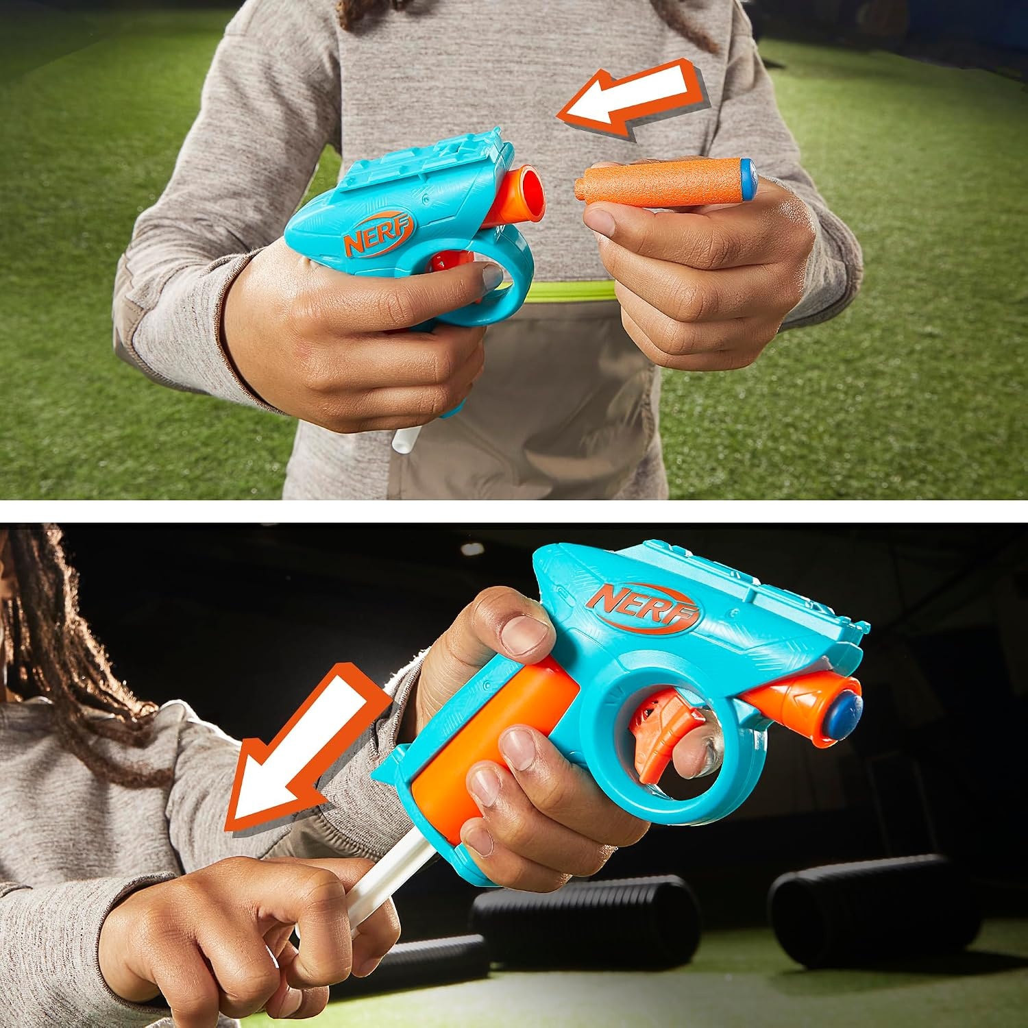 image:imageNerf N Series Gear Up Pack 3X Blasters 18 Nerf N1 Darts Kids Gifts Outdoor Games Ages 8
