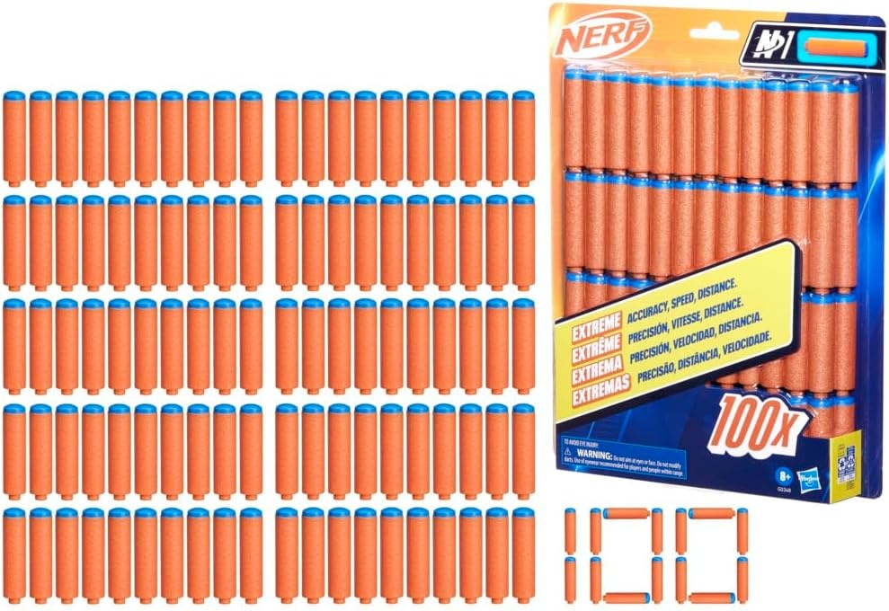 image:imageNerf N Series N1 Darts Includes 20 Refill Darts Compatible Only with Nerf N Series Blasters Outdoor Games Ages 8N1 100Pack