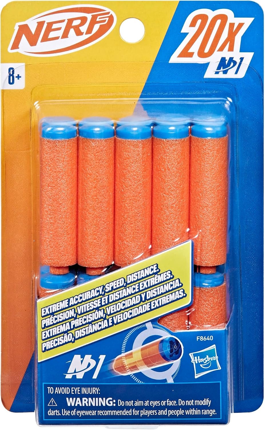 image:imageNerf N Series N1 Darts Includes 20 Refill Darts Compatible Only with Nerf N Series Blasters Outdoor Games Ages 8N1 20Pack