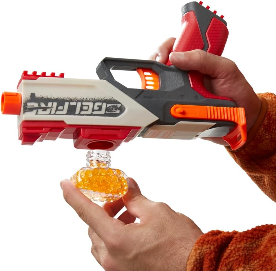 image:imageNerf Pro Gelfire Legion Spring Action Blaster 5000 Rounds 130 Hopper Protective Eyewear Slam Fire Ages 14 amp UpLarge