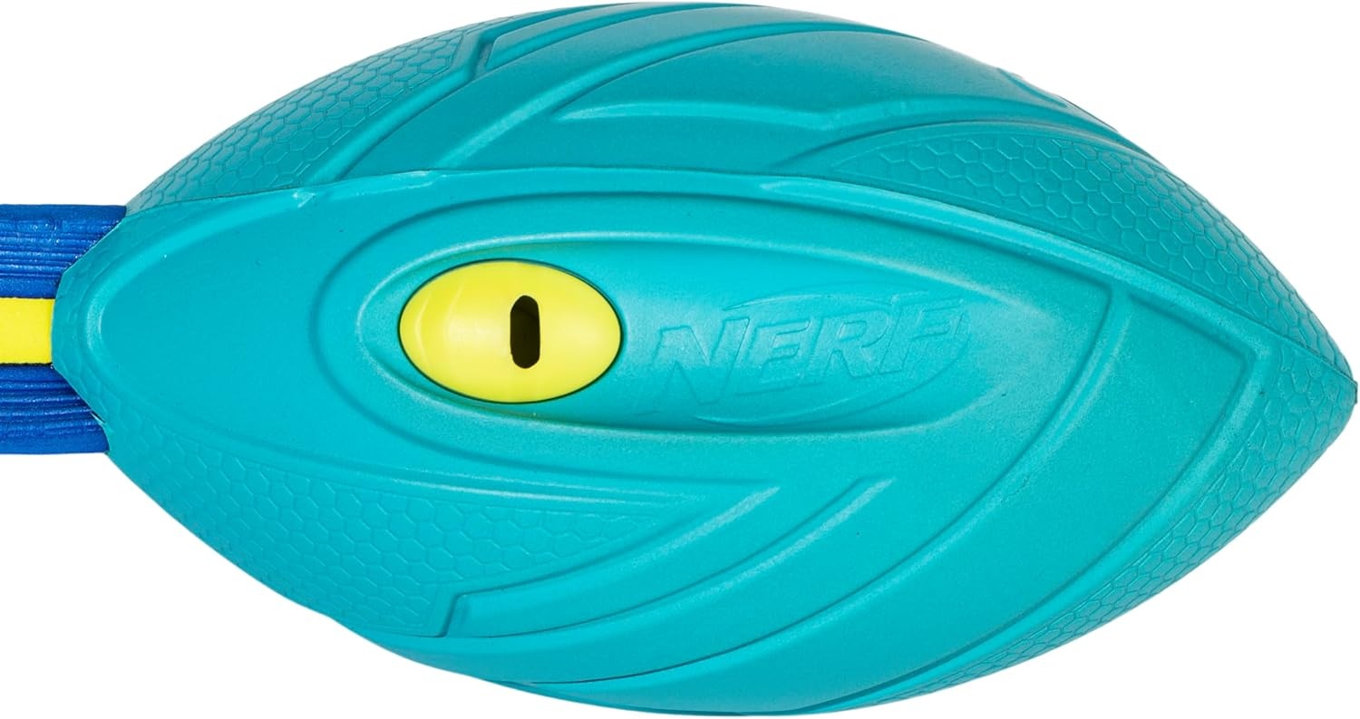 image:imageNerf Vortex Aero Howler Neon Foam Ball Classic LongDistance Football FlightOptimizing Tail Whistling Sound Indoor amp Outdoor Fun Amazon ExclusiveLight Blue