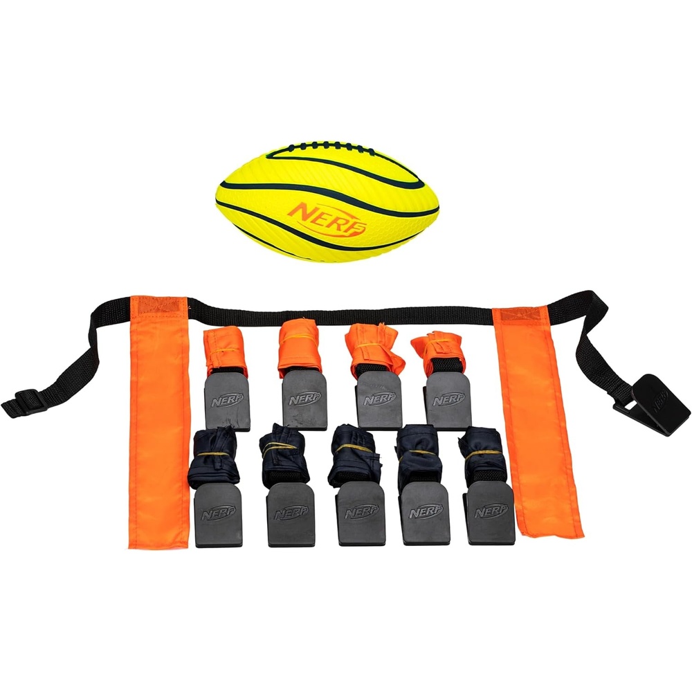 image:imageNERF 10Player Flag Football Belts Ball Set