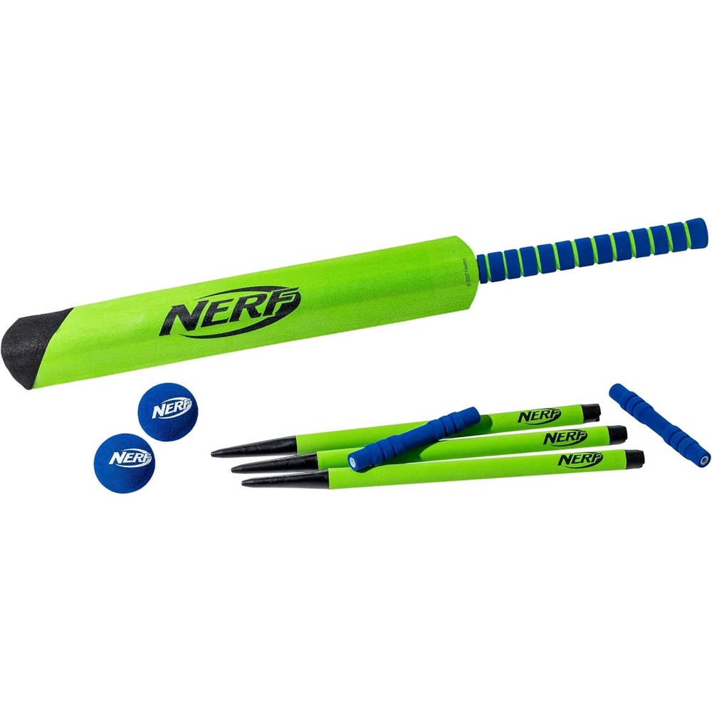 image:imageNERF Foam Cricket Starter Set 30 Bat Balls Wickets
