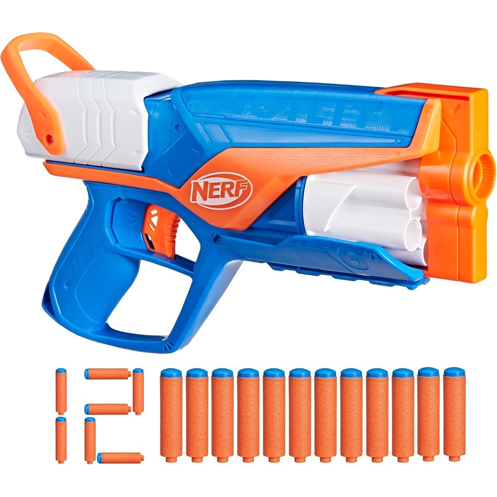 image:imageNerf N Series Agility Blaster 12 N1 Darts Compatible Only N Series Blasters 6 Dart Drum Kids Outdoor Games