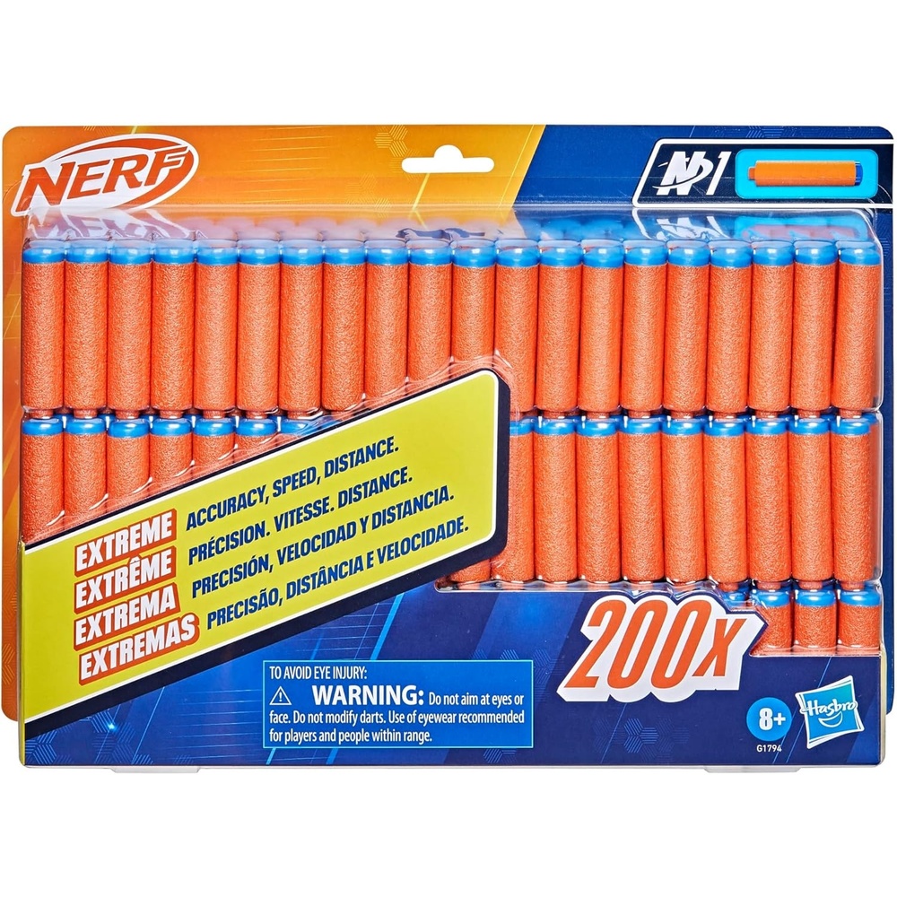 image:imageNerf N Series N1 Darts Includes 20 Refill Darts Compatible Only with Nerf N Series Blasters Outdoor Games Ages 8N1 200Pack