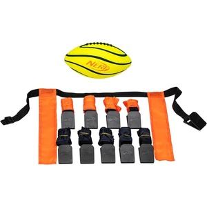 NERF 10-Player Flag Football Belts + Ball Set