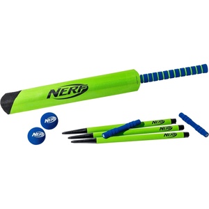 NERF Foam Cricket Starter Set – 30″ Bat + Balls + Wickets