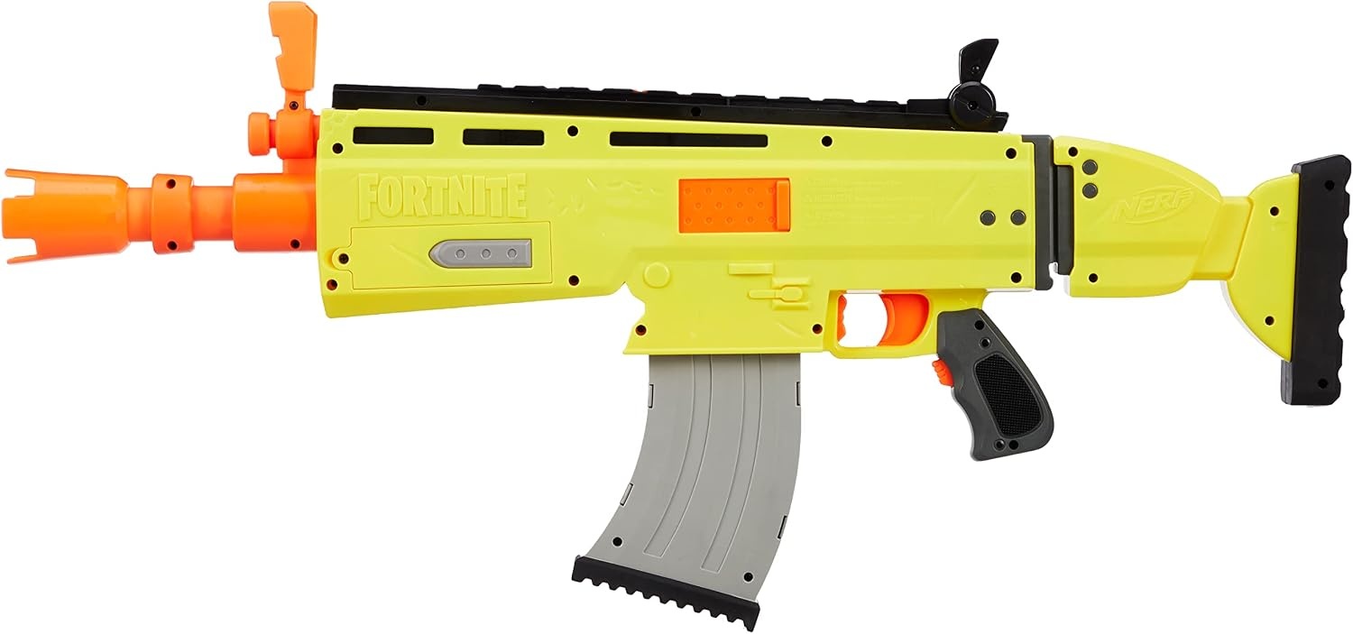 image:imageFortnite ARL Nerf Elite Dart Blaster Motorized Toy Blaster 20 Official Nerf Fortnite Elite Darts Flip Up Sights for Youth Teens AdultsStandard